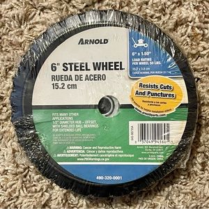 New 6” Steel Wheel